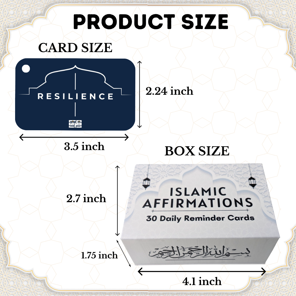 30 Daily Islamic Reminders - Affirmation Cards by Zarf Limited